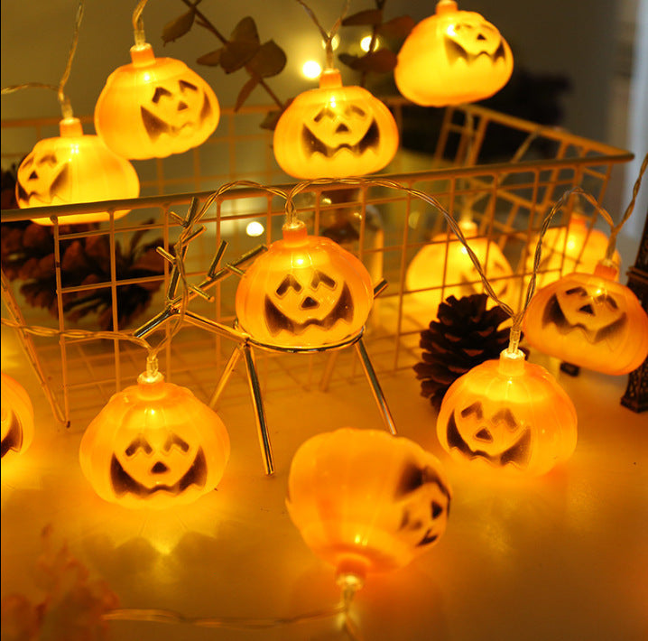 Luces LED decoradas de Halloween.