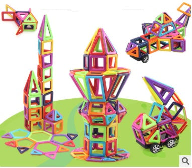 Pieza magnética, bloques de construcción que cambian la pieza magnética, juego de juguetes educativos para educación temprana para niños, pieza magnética