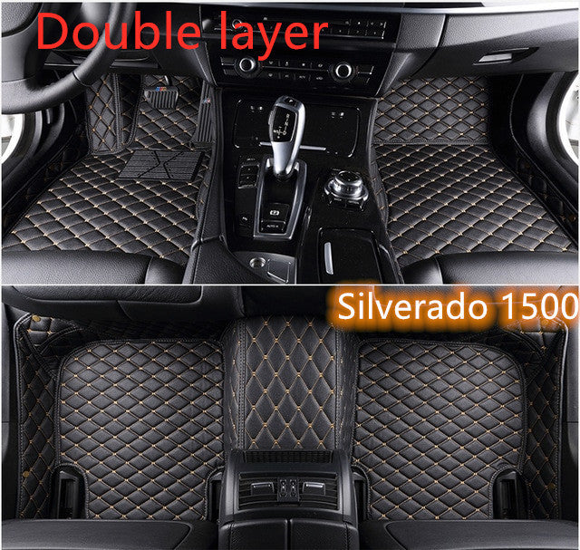 Alfombrilla de cuero para coche completamente rodeada, protección para todo tipo de clima