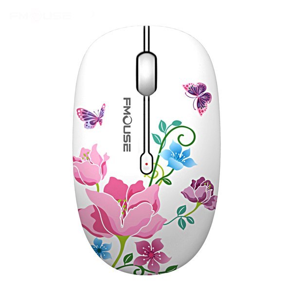 FMOUSE souris Mini souris sans fil 1600DPI ordinateur portable souris sans fil ergonomique souris sans fil silencieuse pour un usage domestique