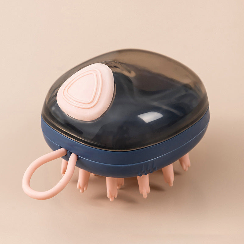 Nouveau 2 en 1 animal de compagnie chat chien nettoyage bain Massage shampooing distribution de savon brosse de toilettage fournitures pour animaux de compagnie