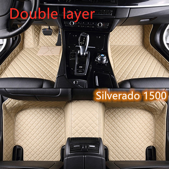 Alfombrilla de cuero para coche completamente rodeada, protección para todo tipo de clima