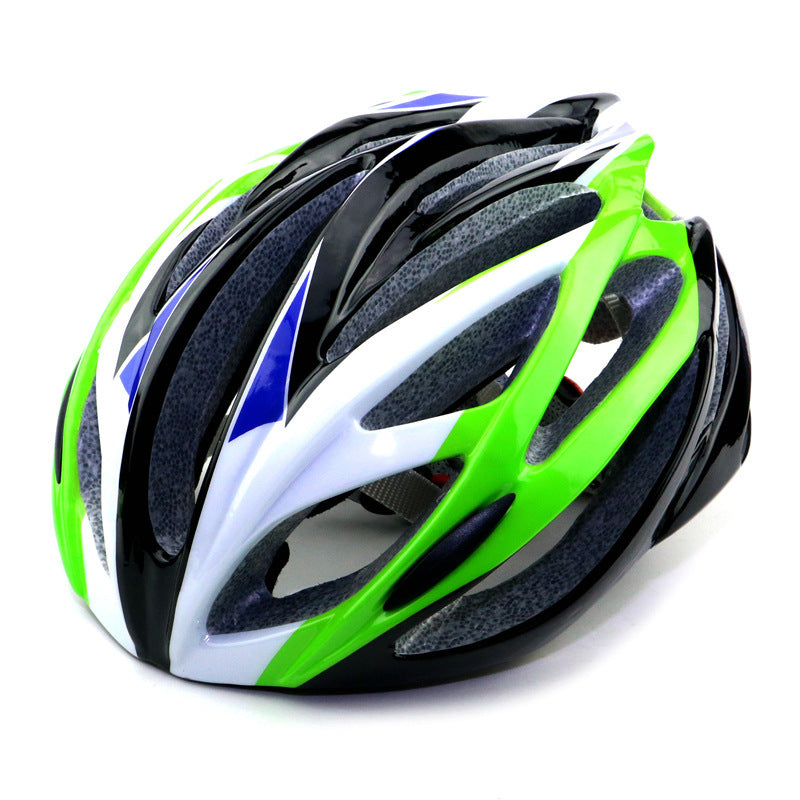 casco integrado para bicicleta