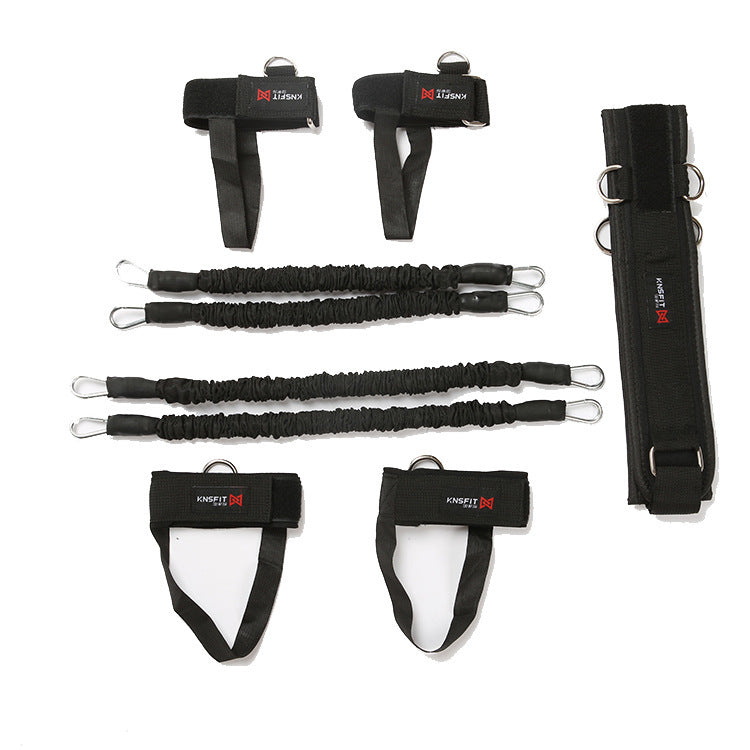 Extracteur de ceinture d'entraînement de résistance, dispositif d'entraînement sportif multifonctionnel pour la force des membres inférieurs des jambes, entraînement d'agilité des jambes 