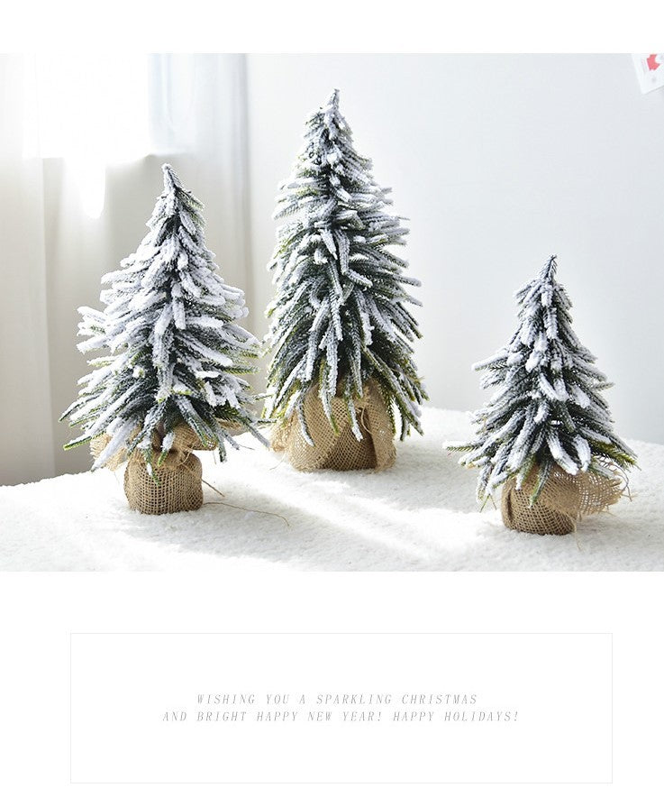 Petit mini sapin de Noël Arbres de décoration de Noël