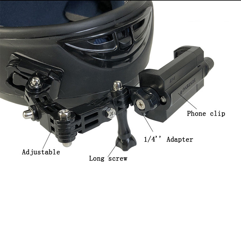 Support de caméra pour casque de moto