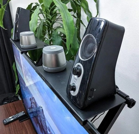 Compatible con Apple, estante superior de pantalla ajustable.