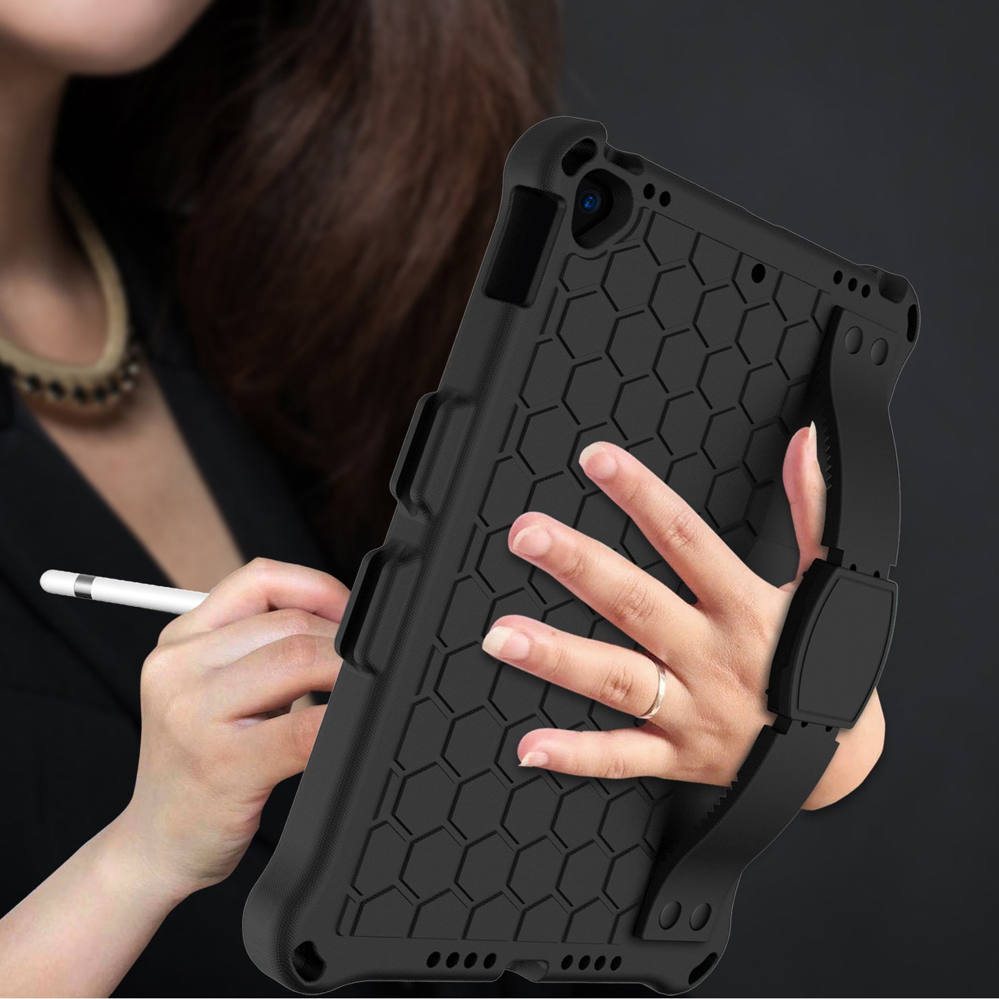 Compatible avec Apple, nouvelle coque EVA en nid d'abeille pour iPad 10.2