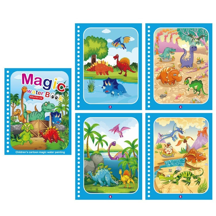 Livre de peinture à l'eau magique créatif pour enfants
