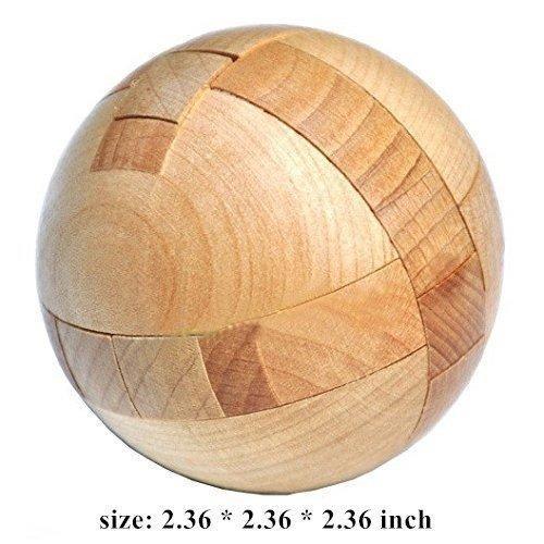 Puzzle en bois boule magique casse-tête jeu d'intelligence