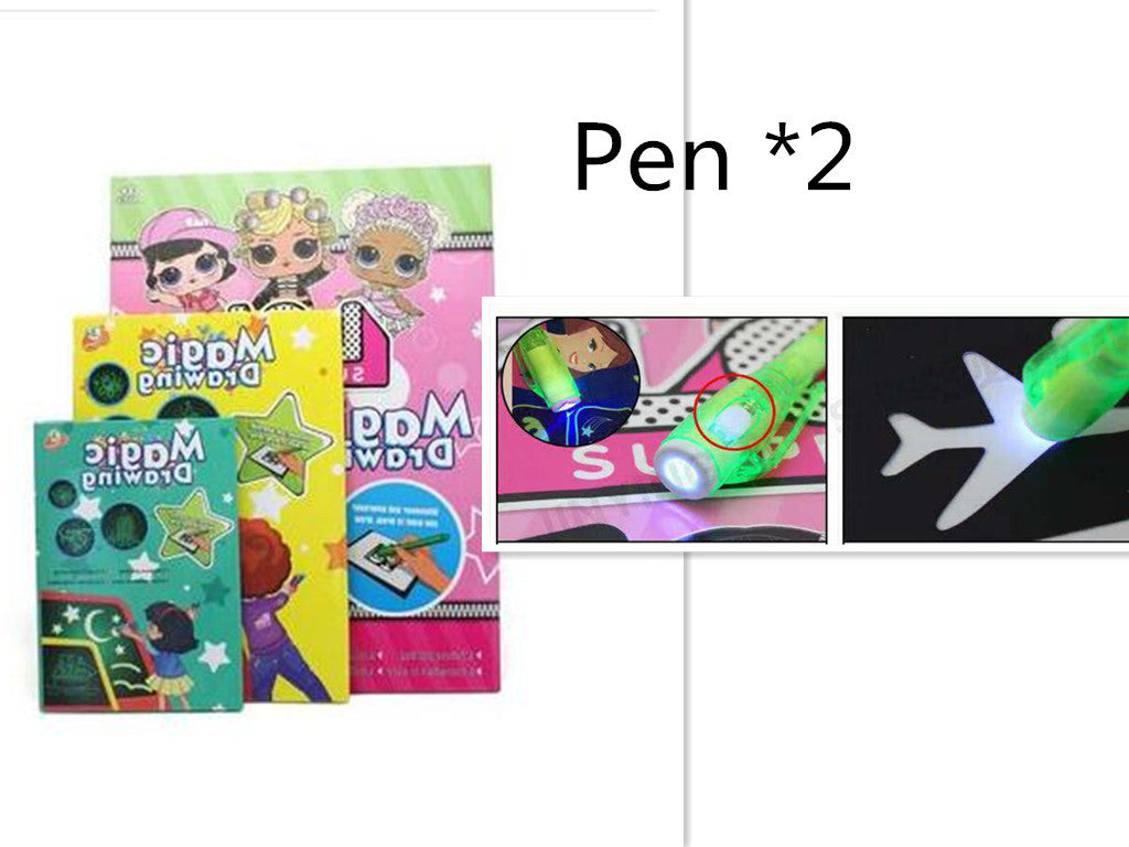 Tablero fluorescente 3D