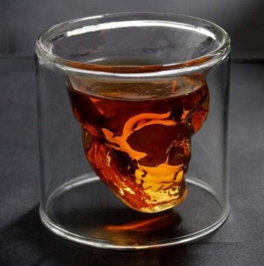 Calavera Calavera Doble Cristal Transparente