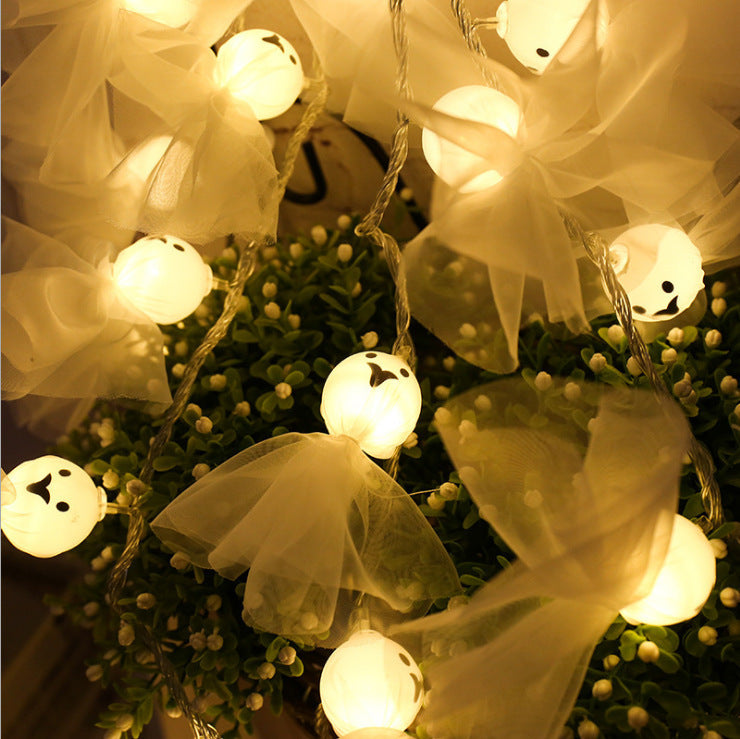 Luces LED decoradas de Halloween.