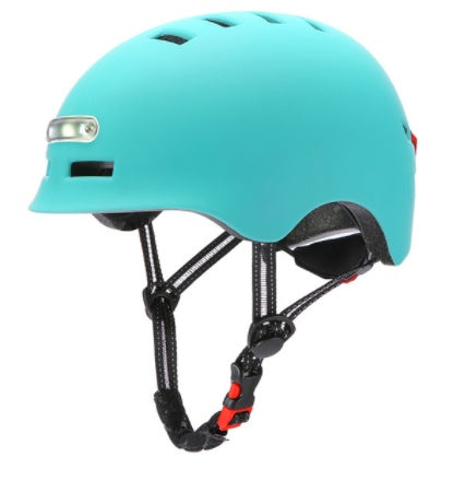 Skateboard cyclisme véhicule électrique éclairage avertissement lumière intelligente sécurité casque de sport