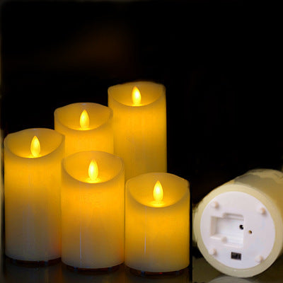 Velas sin llama de cera real Luma Candles (juego de 3 piezas)
