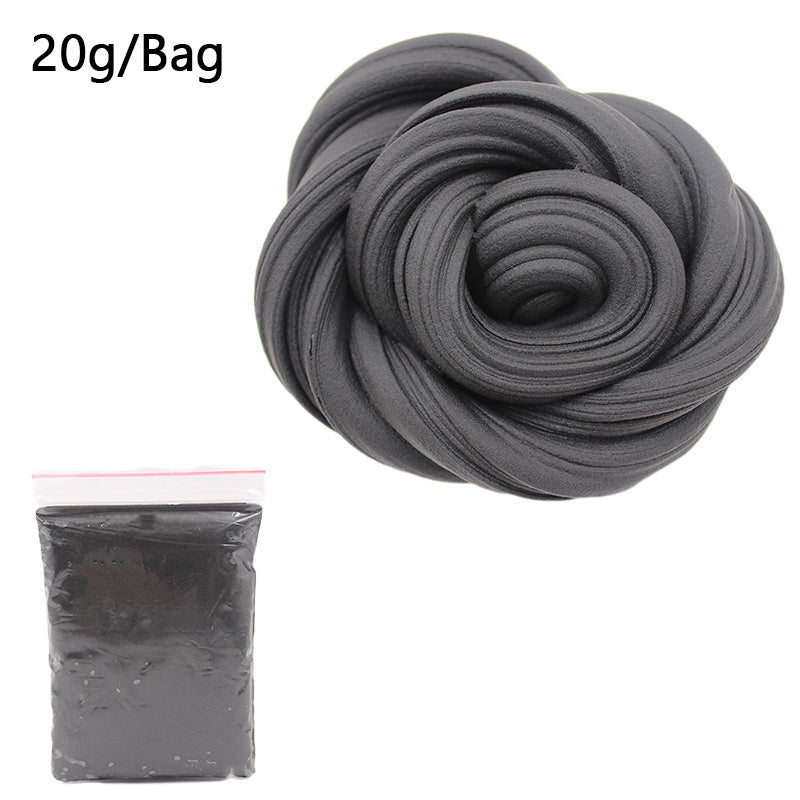 Suministros de bolas de arcilla de espuma esponjosa para niños, abalorios de algodón suave y ligero, Kit de fruta, artesanía en la nube, juguetes antiestrés