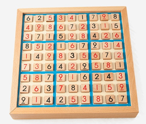 Enfants Sudoku échecs hêtre International dames pliant jeu Table jouet cadeau apprentissage et éducation Puzzle jouet