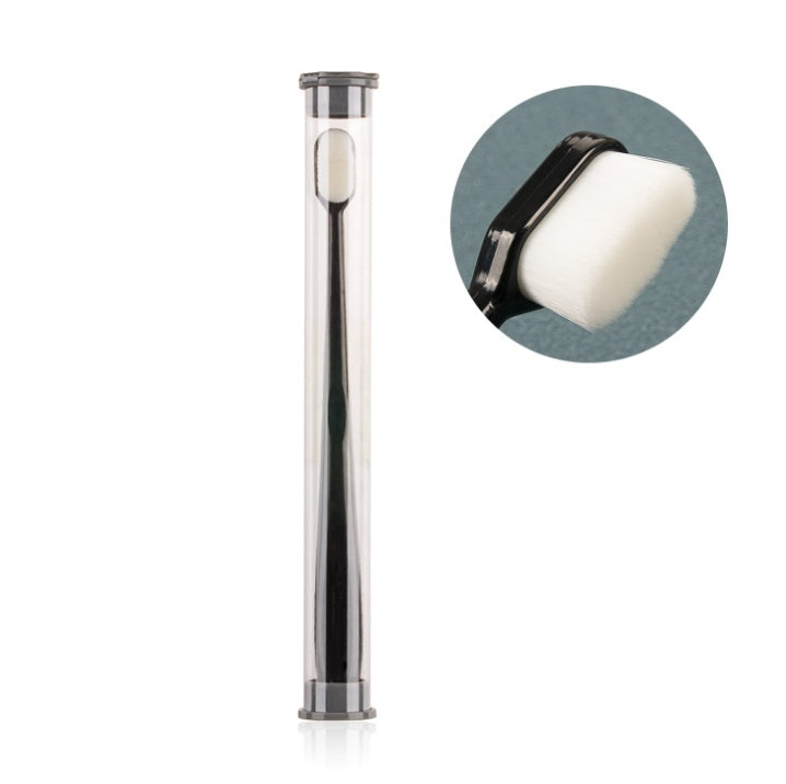 Brosse à dents Ultra-fine, poils Super doux, nettoyage en profondeur, Portable, outils de soins bucco-dentaires, nettoyage buccal, voyage