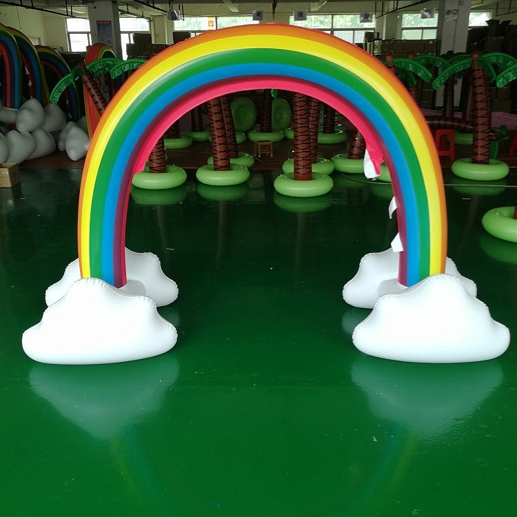 Aspersor inflable del arco iris