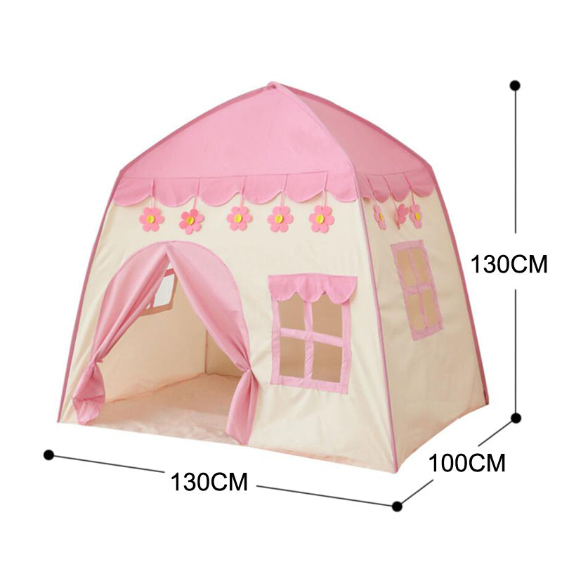 Tente enfant jeux bébé fleurs maison fleurie