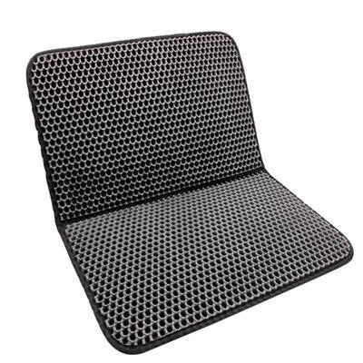 Tapis de litière pour chat de couleur unie double couche EVA