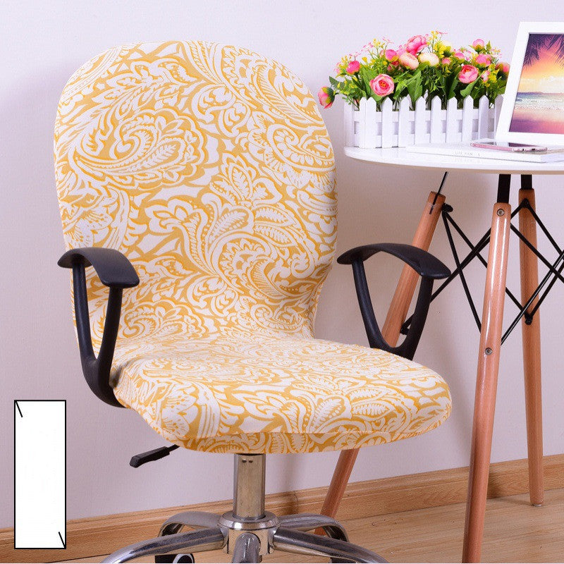 Housse de chaise d'ordinateur housse de chaise de bureau ensemble de chaise pivotante housse de chaise housse de chaise de levage rotative housse de chaise