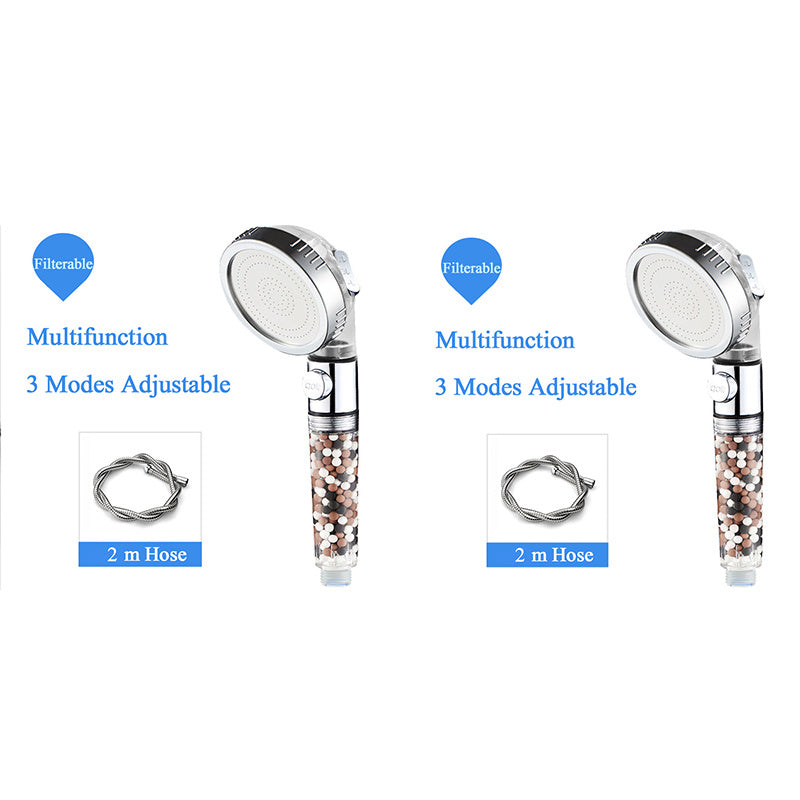 Pommeau de douche pressurisé à ions négatifs domestiques