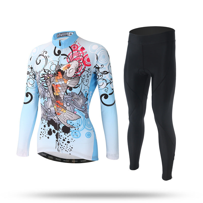 Maillot ciclista de manga larga