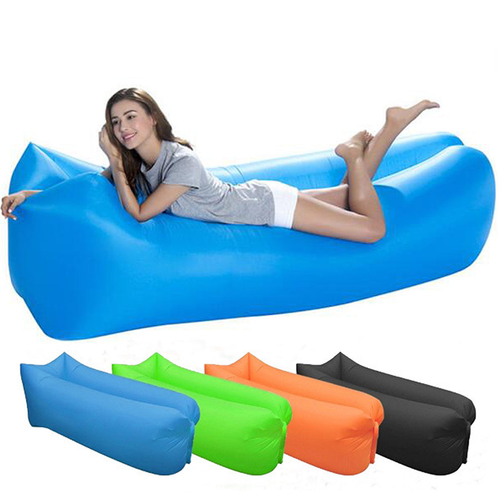 Sofá inflable Lazy Bag Camping Air Bed Lounger 
