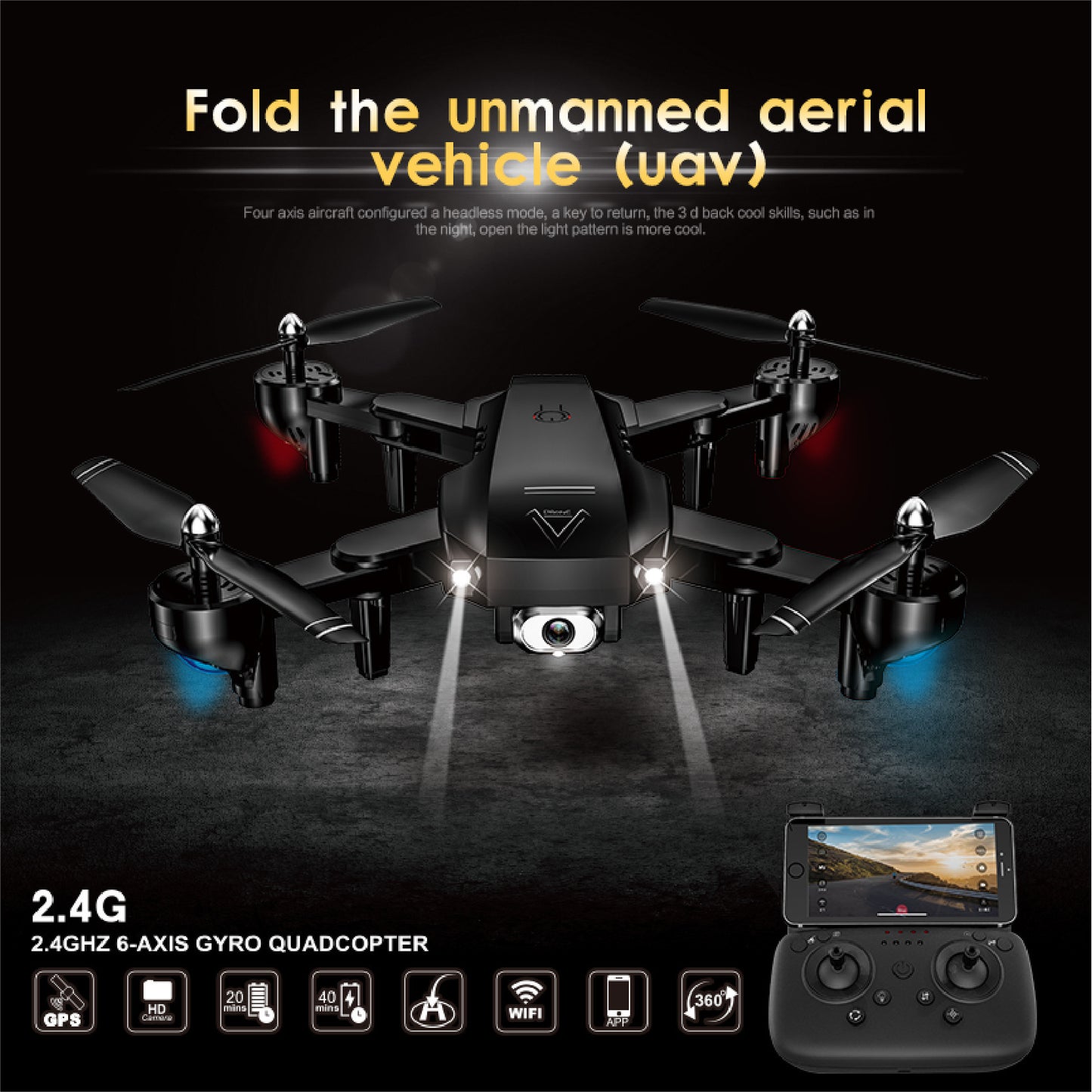 Dron plegable L103