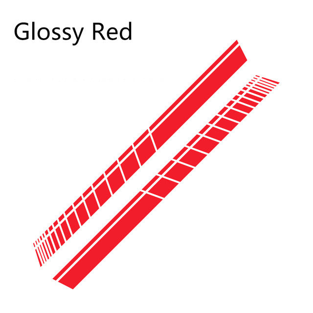 Autocollant de carrosserie de voiture résistant aux rayures pour équipement arrière modifié, autocollants spéciaux 3D noirs, autocollants rayés de décoration de voiture