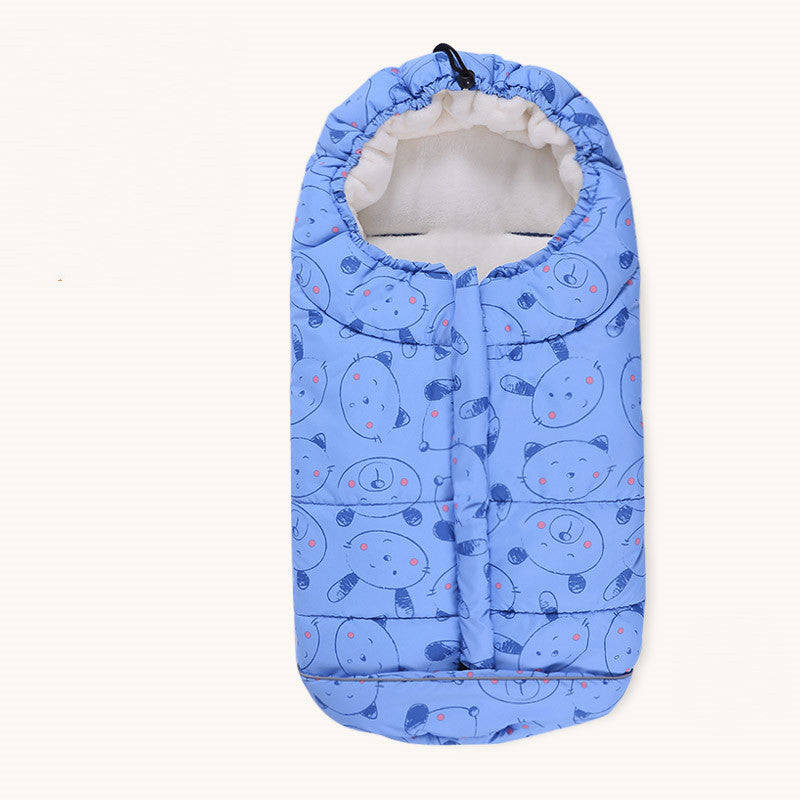 Sac de couchage pour bébé, poussette d'hiver, coupe-vent épais, sacs de couchage pour nourrissons, enveloppes en fauteuil roulant