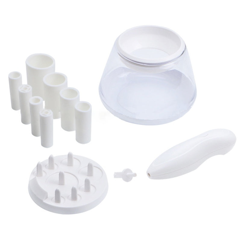 Ensemble de nettoyant pour pinceaux de maquillage électrique