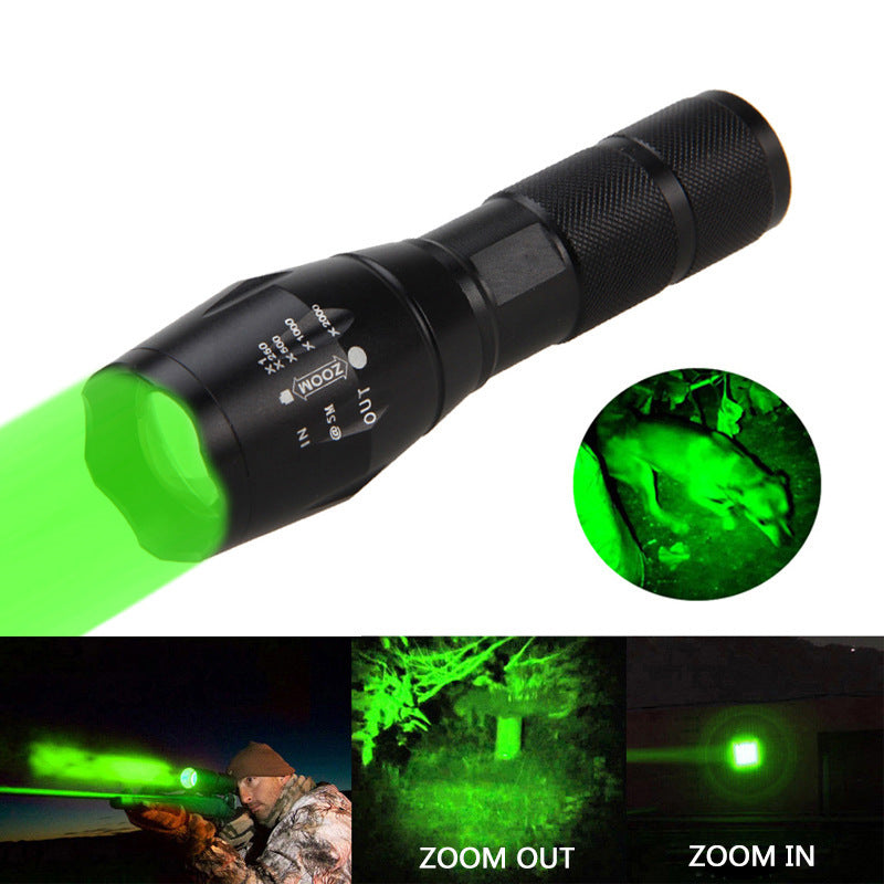 Mini lampe de poche Portable LED ZOOM torche chasse lampe de poche Zoomable lampe torche