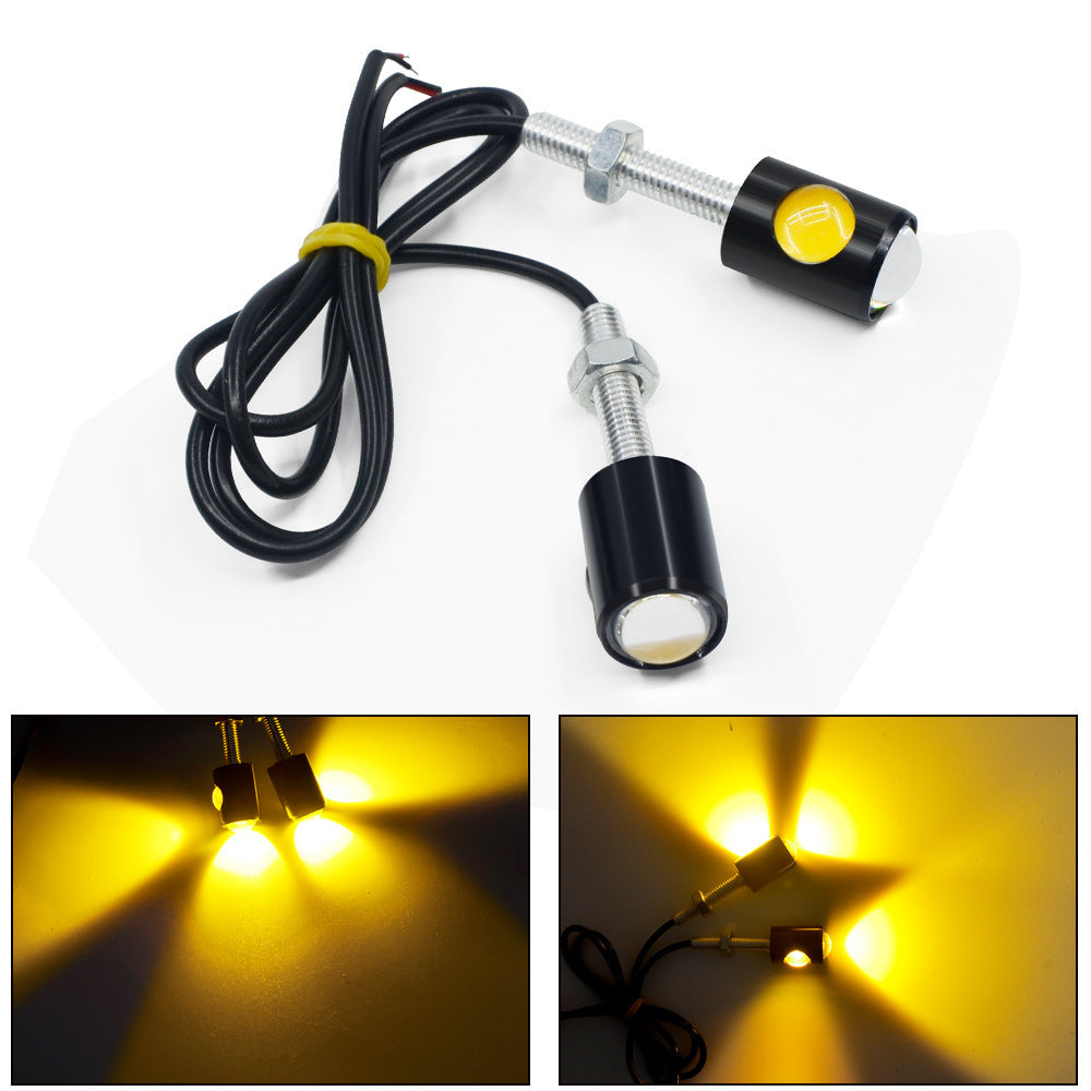 Car and motorcycle license plate lights