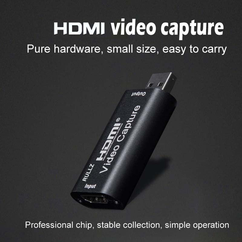 Tarjeta de captura de vídeo HDMI grabador en vivo monocanal 