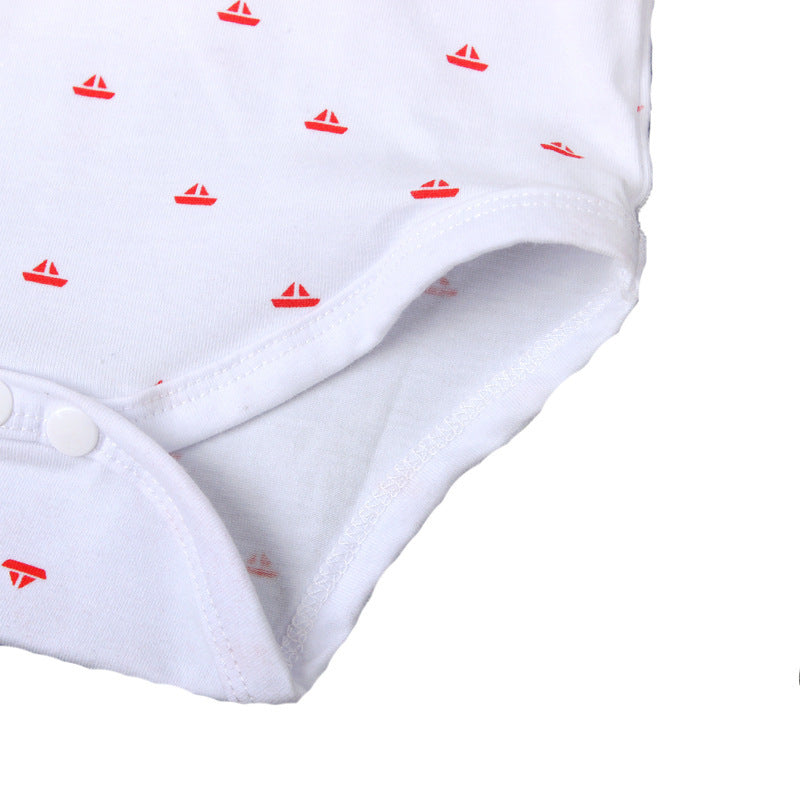 Costume de vêtements pour bébés garçons, Short triangulaire à manches courtes, vêtements pour enfants