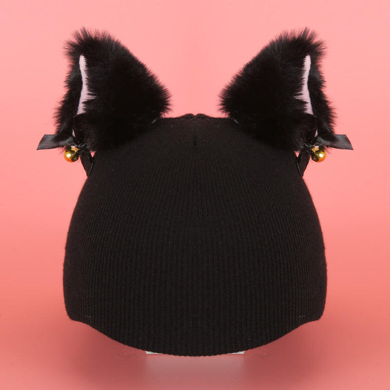 Ski Decoration Cute Cartoon Helmet Hat Set