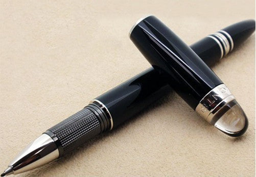 Interstellar Crystal Head Series Bolígrafo Roller de metal Pluma estilográfica Pluma estilográfica clásica de carbono