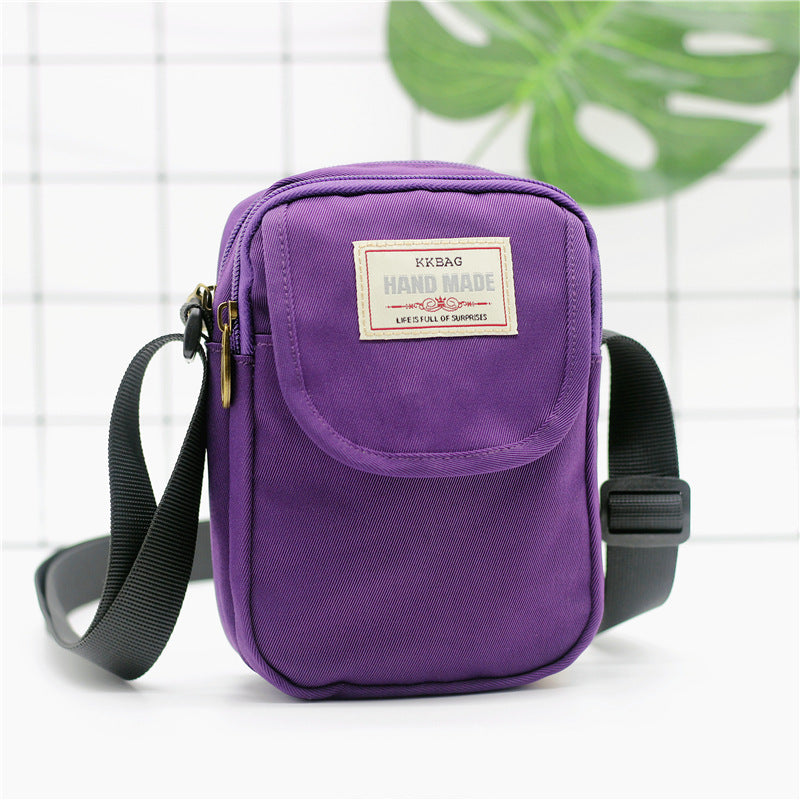 Sac à bandoulière en nylon simple à la mode pour femmes