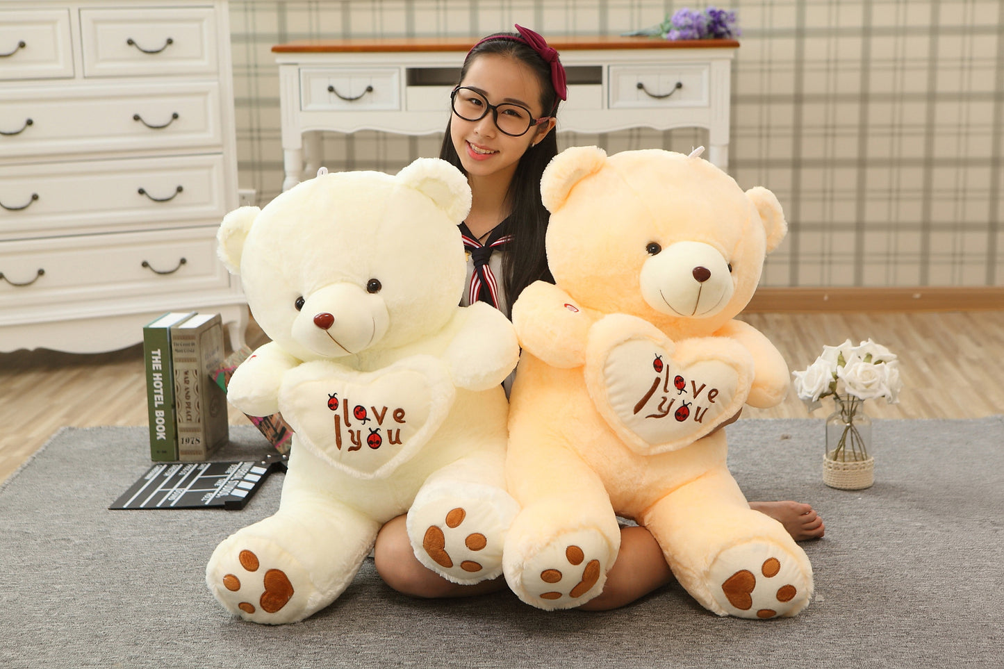 Je t'aime ours en peluche