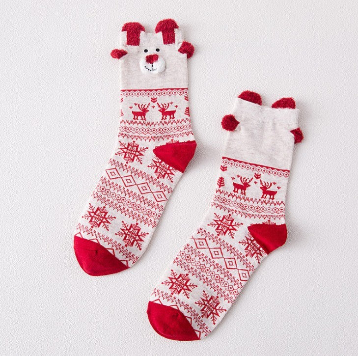 Chaussettes de Noël mignonnes du Père Noël