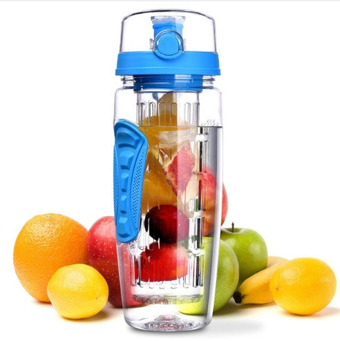 Bouteille de shaker de jus d'infuseur de fruits gratuit bouteille de camp d'escalade portable