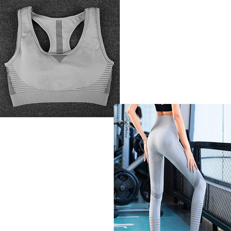 TerritorioFit Leggings de yoga sin costuras para mujer 