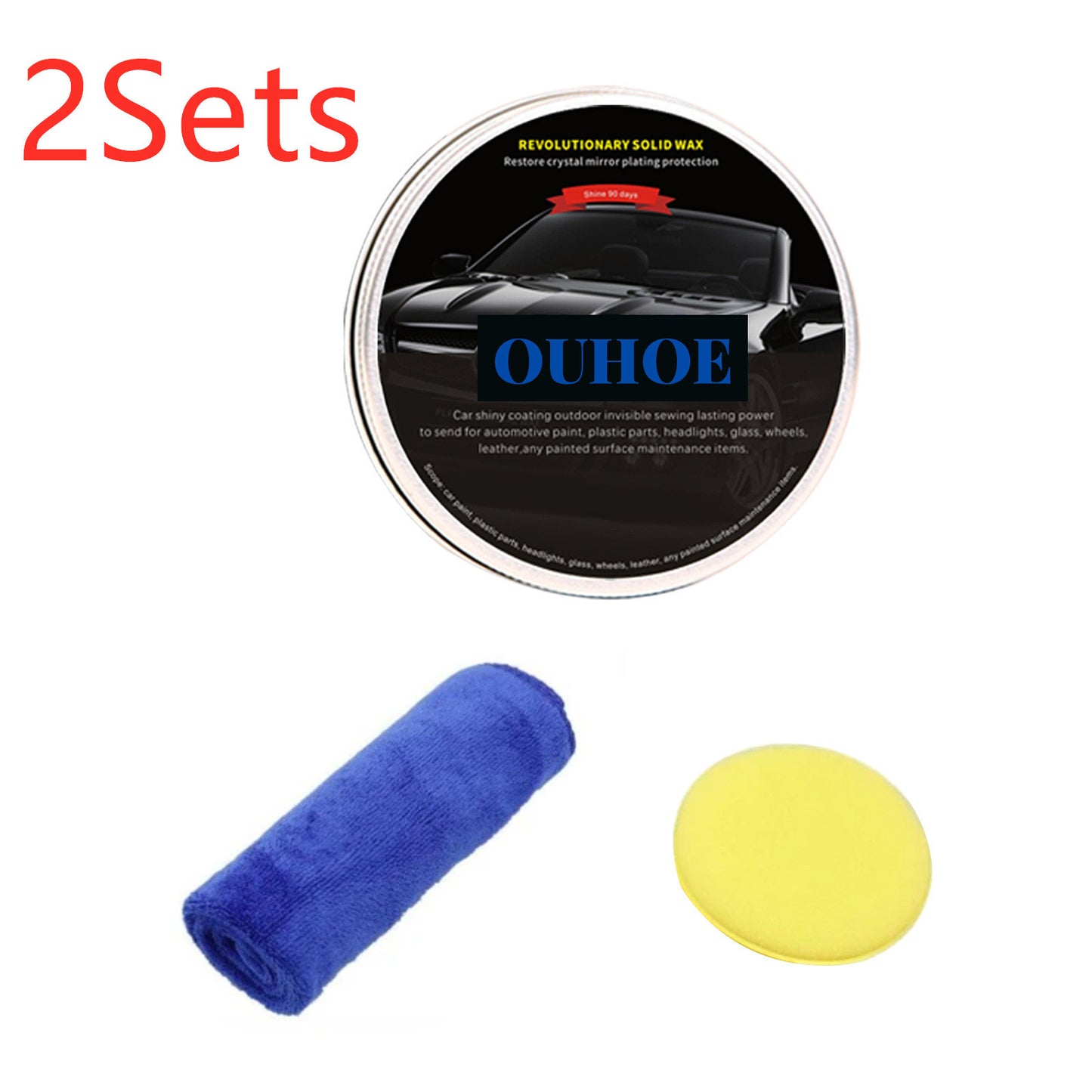 Cire solide automobile imperméable et antisalissure