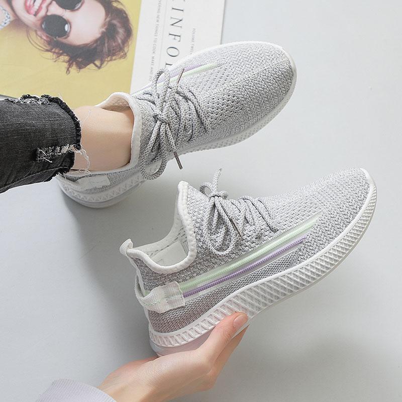 Zapatos de viaje casuales para mujeres embarazadas suela suave todo fósforo