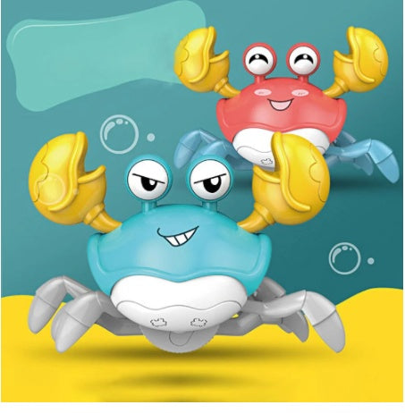 Jouet aquatique éducatif pour enfants, lumière électrique à Induction pour animaux de compagnie, crabe marchant, lumière musicale