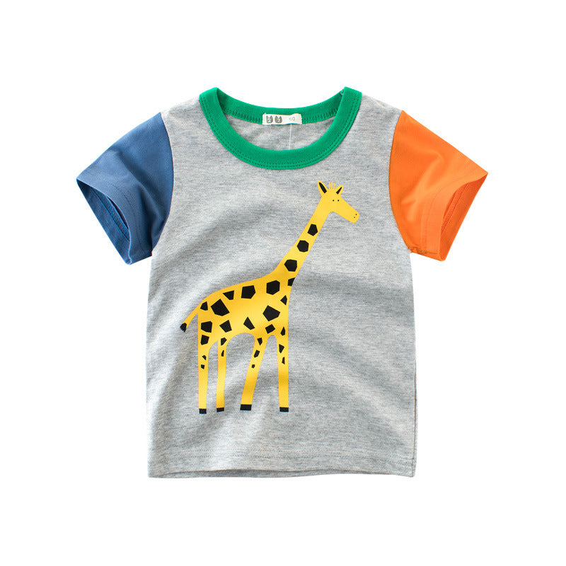 Camiseta niño manga corta niño media manga