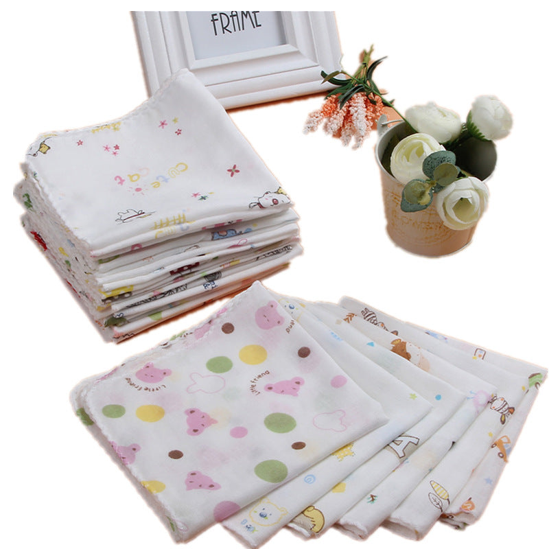 Serviette à salive en gaze pour bébé