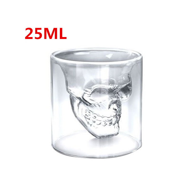 Calavera Calavera Doble Cristal Transparente